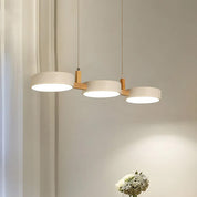 Contemporary Pendant Metal Cylinder Shades Dining Room - Image 10