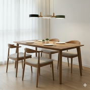 Contemporary Pendant Metal Cylinder Shades Dining Room - Image 18