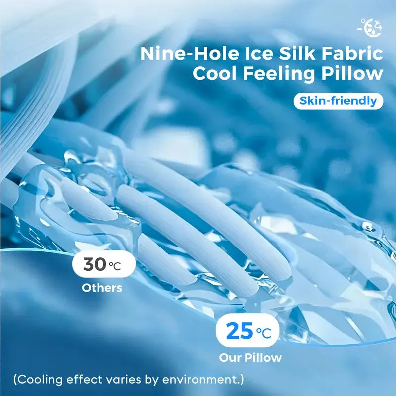 Cooling Memory Foam Neck Pillow Ergonomic Cervical Support - Image 3