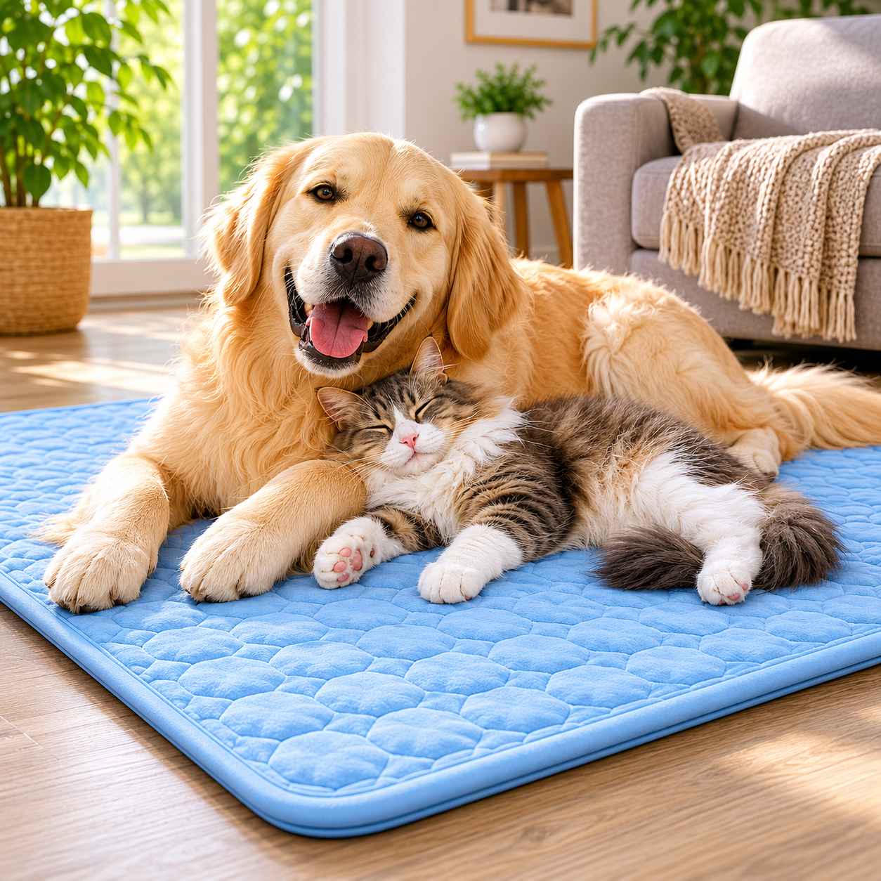 Cooling Pet Bed Dogs & Cats Extra Large Chillpaws Mat - Image 1