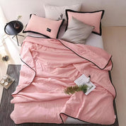 Cooling Summer Blanket Hot Weather Soft Lightweight Fabric - Image 1