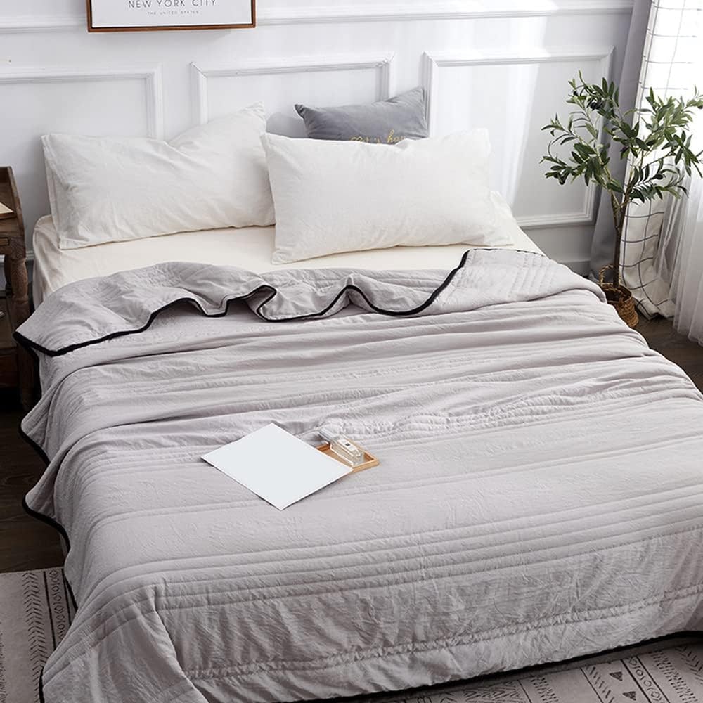 Cooling Summer Blanket Hot Weather Soft Lightweight Fabric - Image 6