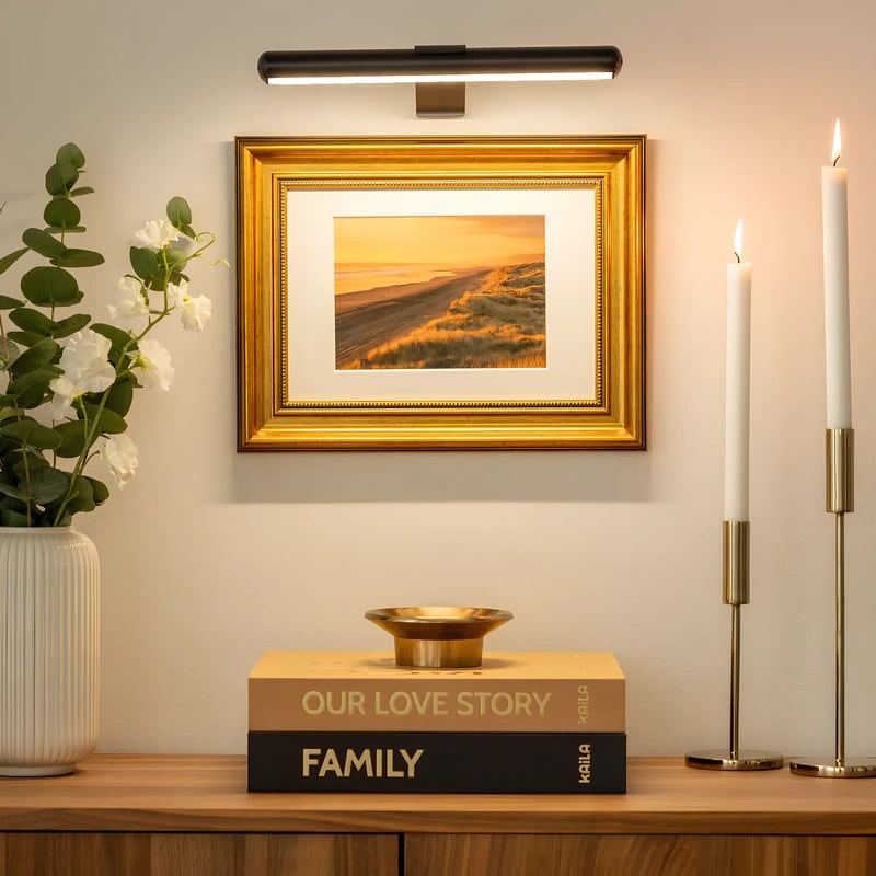 Cordless Wall Art Light Picture Display Modern Design Battery Operated - Image 14