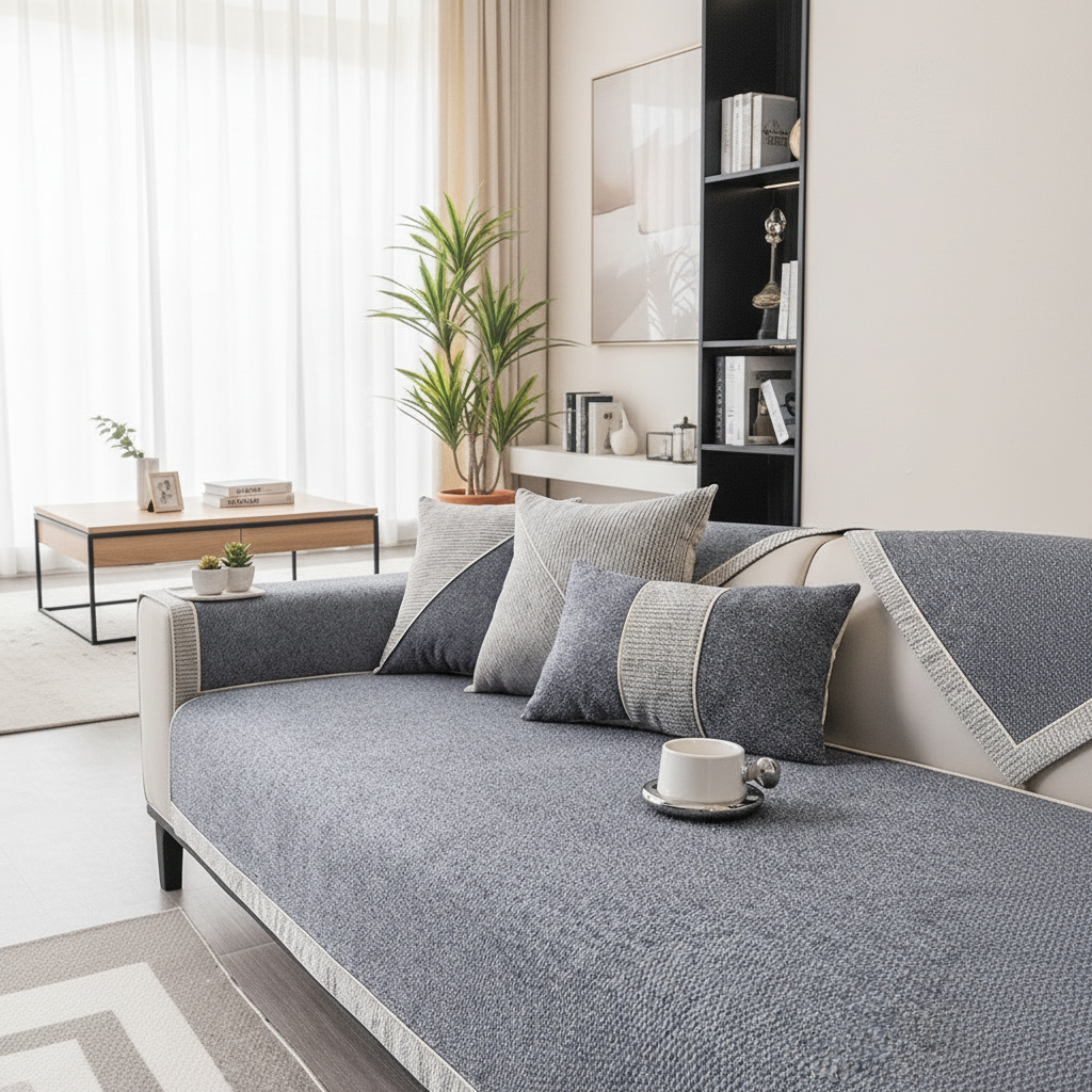 Couch Cover Sofa Throw Non Slip Design Furniture Protector - Image 8