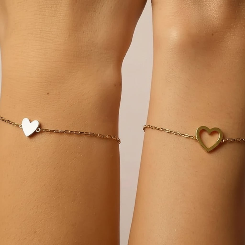 Couple Bracelet Matching Bracelet Heart Bracelet Adjustable - Image 8
