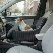 Cozy Dog Car Seat Safe Travel Soft Plush Pet Booster Seat - Image 1