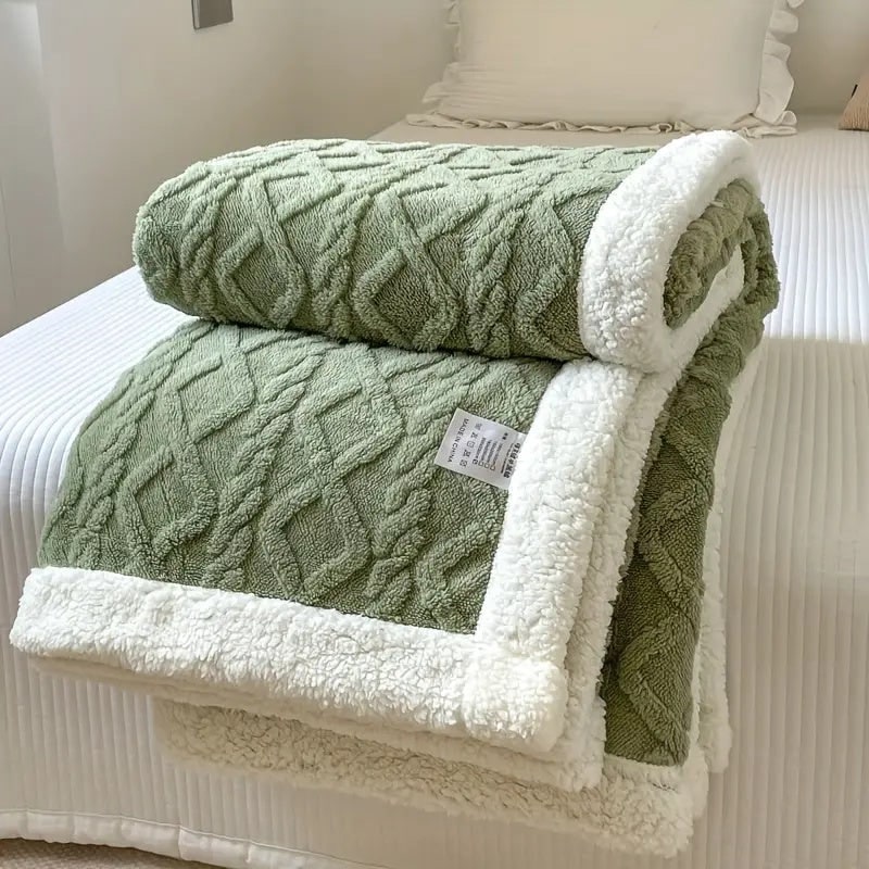 Cozy Sherpa Winter Blanket Warmth and Comfort - Image 10