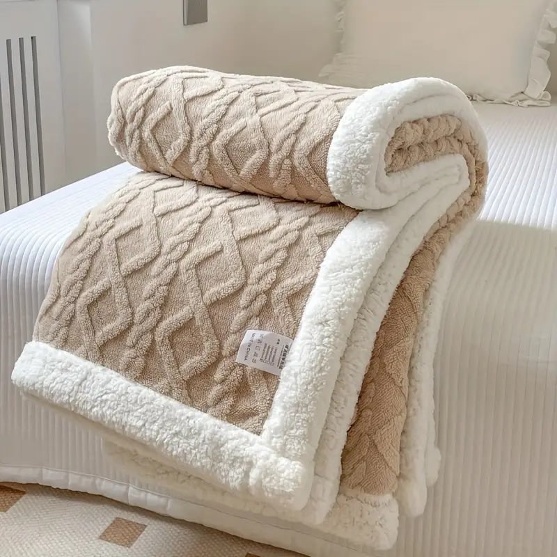 Cozy Sherpa Winter Blanket Warmth and Comfort - Image 6