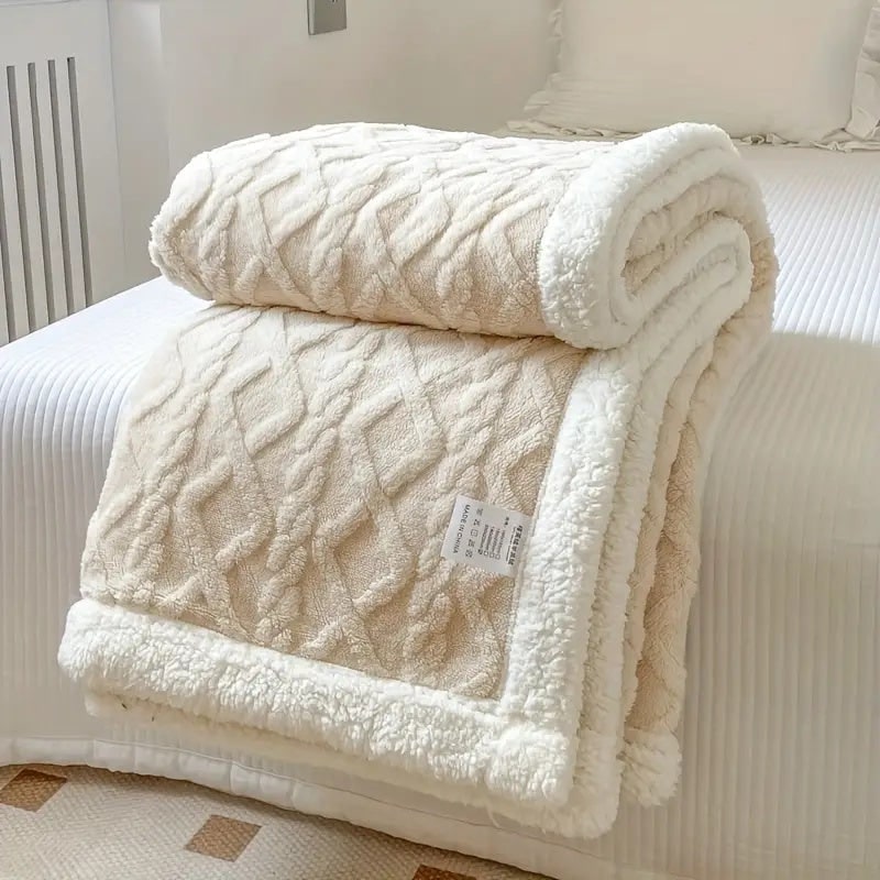 Cozy Sherpa Winter Blanket Warmth and Comfort - Image 7