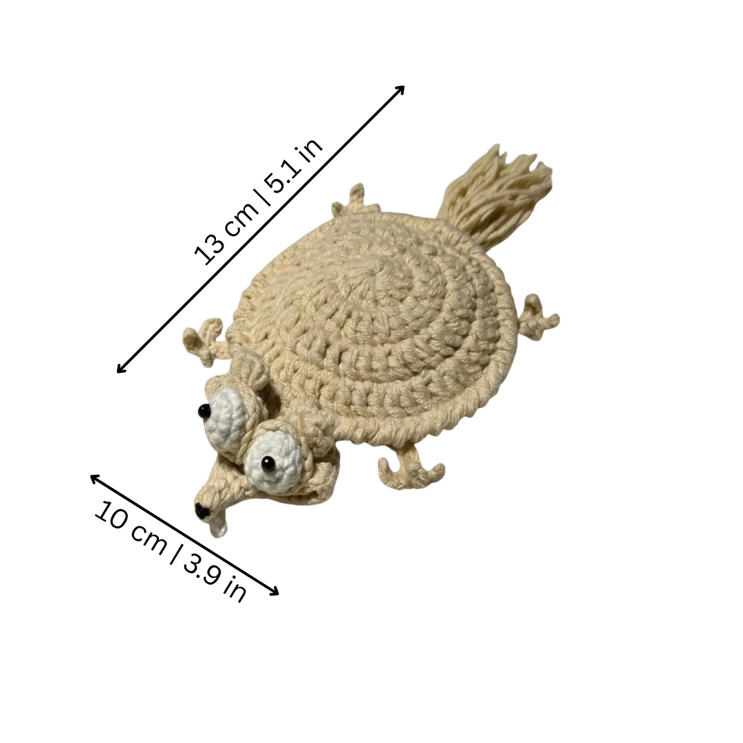 Critter Mat Coasters Cute Animal Design Handmade Crochet Set - Image 2