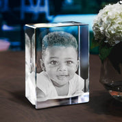 Custom Photo Crystal Keepsake Personalized 3D Art Display Memories - Image 4