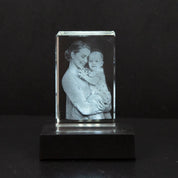 Custom Photo Crystal Keepsake Personalized 3D Art Display Memories - Image 7