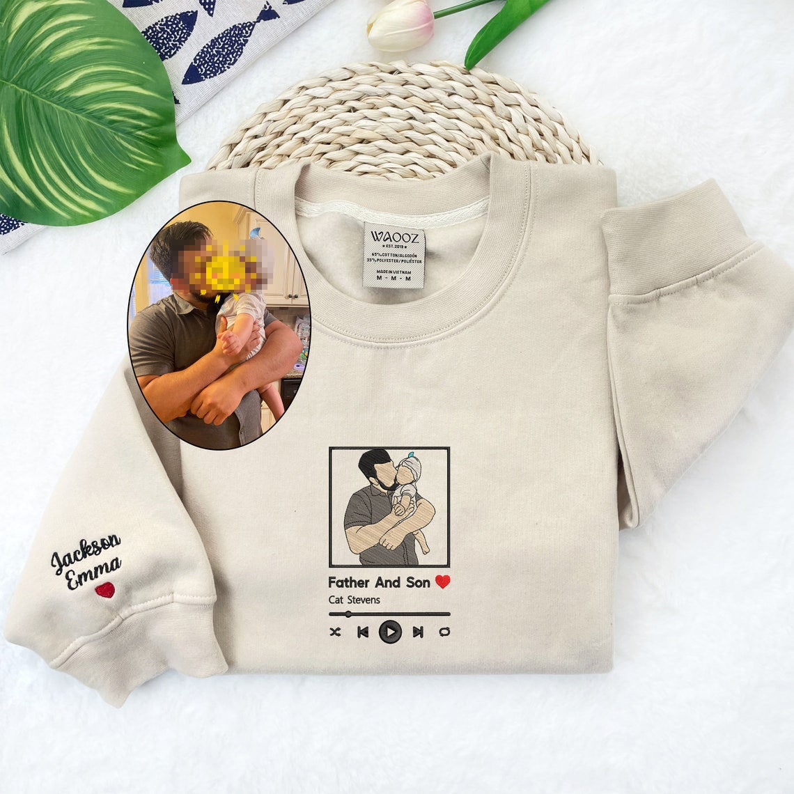 Custom Photo Embroidered Unique Gift Loved Ones - Image 6