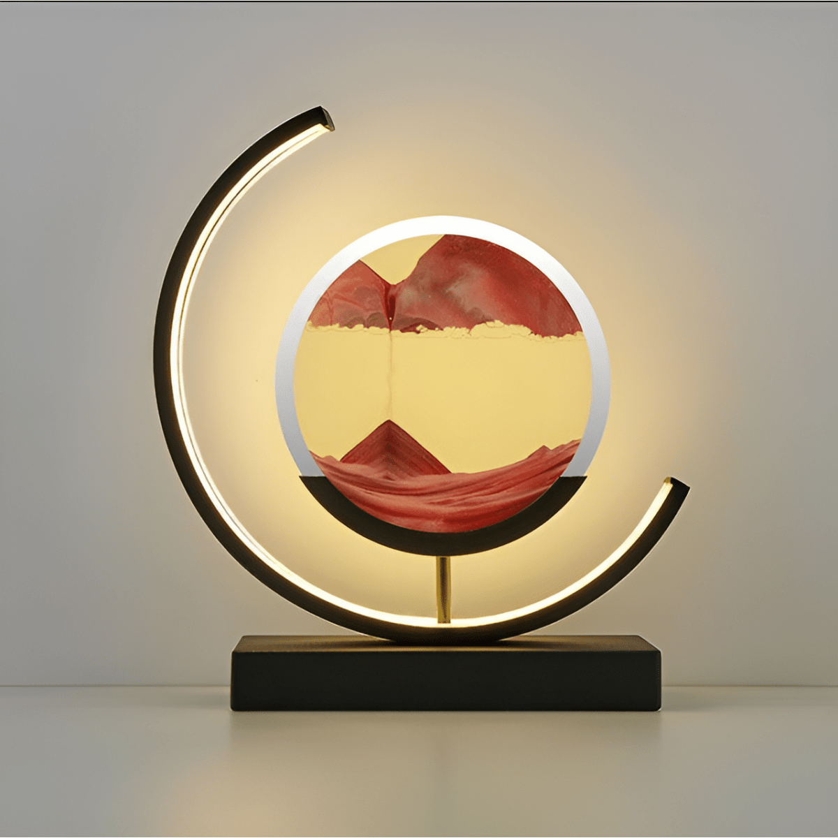 Decorative Lamp Sand Art Unique Home Accent Atmospheric Light - Image 1