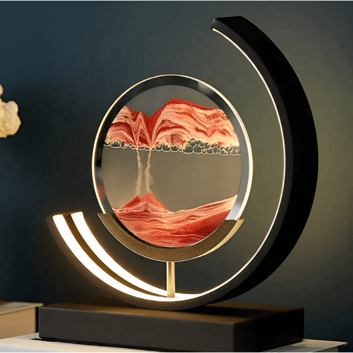 Decorative Lamp Sand Art Unique Home Accent Atmospheric Light - Image 2
