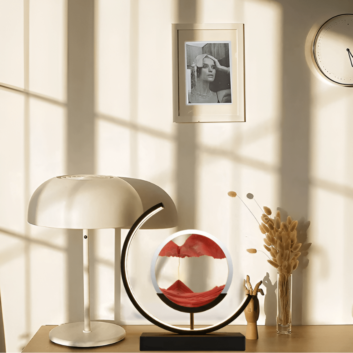 Decorative Lamp Sand Art Unique Home Accent Atmospheric Light - Image 4