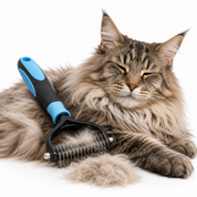 Deshedding Brush Dogs & Cats Dual-Sided Grooming Tool - Image 1