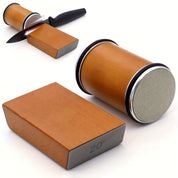 Diamond Knife Sharpening Stone Set Magnetic Holder Kitchen Tools - Image 1