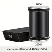 Diamond Knife Sharpening Stone Set Magnetic Holder Kitchen Tools - Image 14