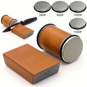 Diamond Knife Sharpening Stone Set Magnetic Holder Kitchen Tools - Image 2
