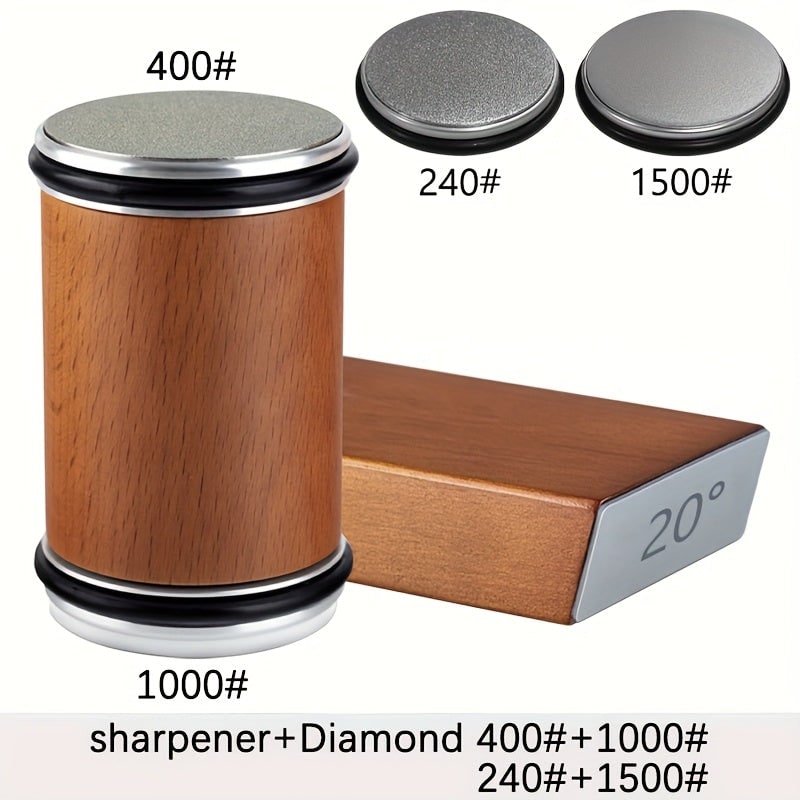 Diamond Knife Sharpening Stone Set Magnetic Holder Kitchen Tools - Image 5