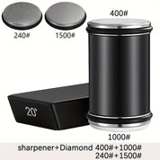 Diamond Knife Sharpening Stone Set Magnetic Holder Kitchen Tools - Image 7