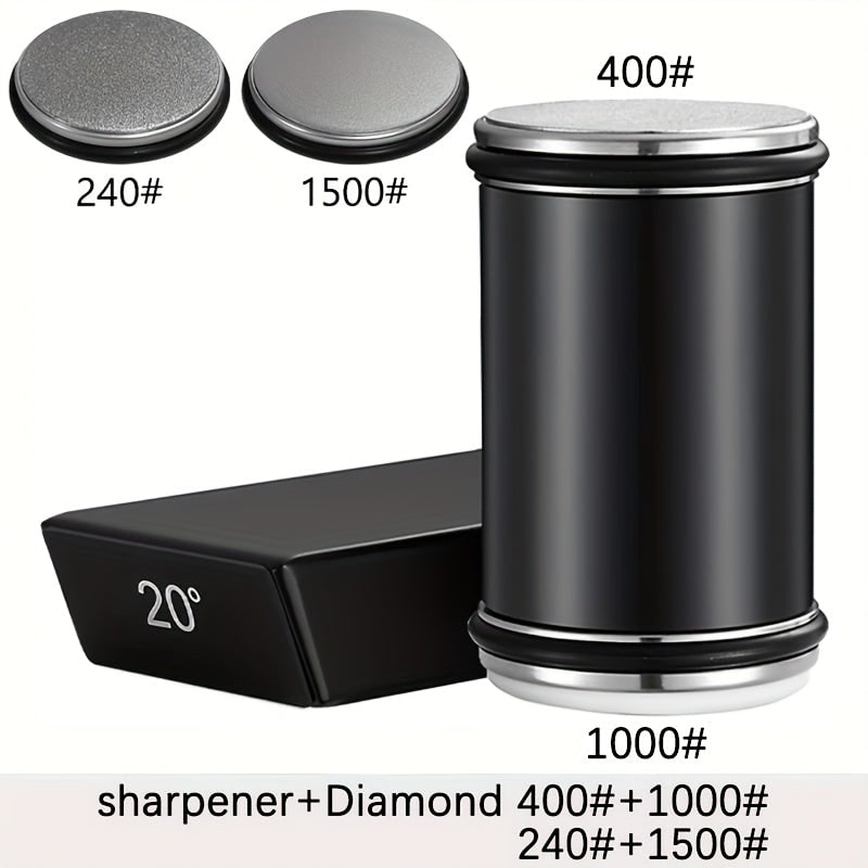 Diamond Knife Sharpening Stone Set Magnetic Holder Kitchen Tools - Image 7