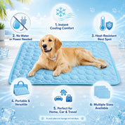 Dog Cooling Mat Pet Cooling Self-Cooling Pad - Image 3