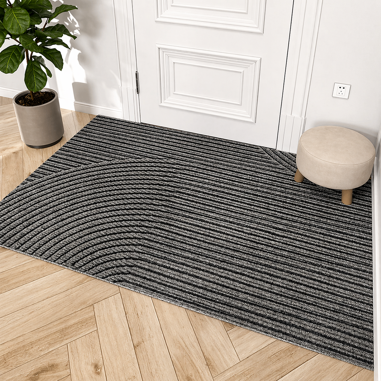 Door Mat Entry Mat Non-Slip Textured Design - Image 7