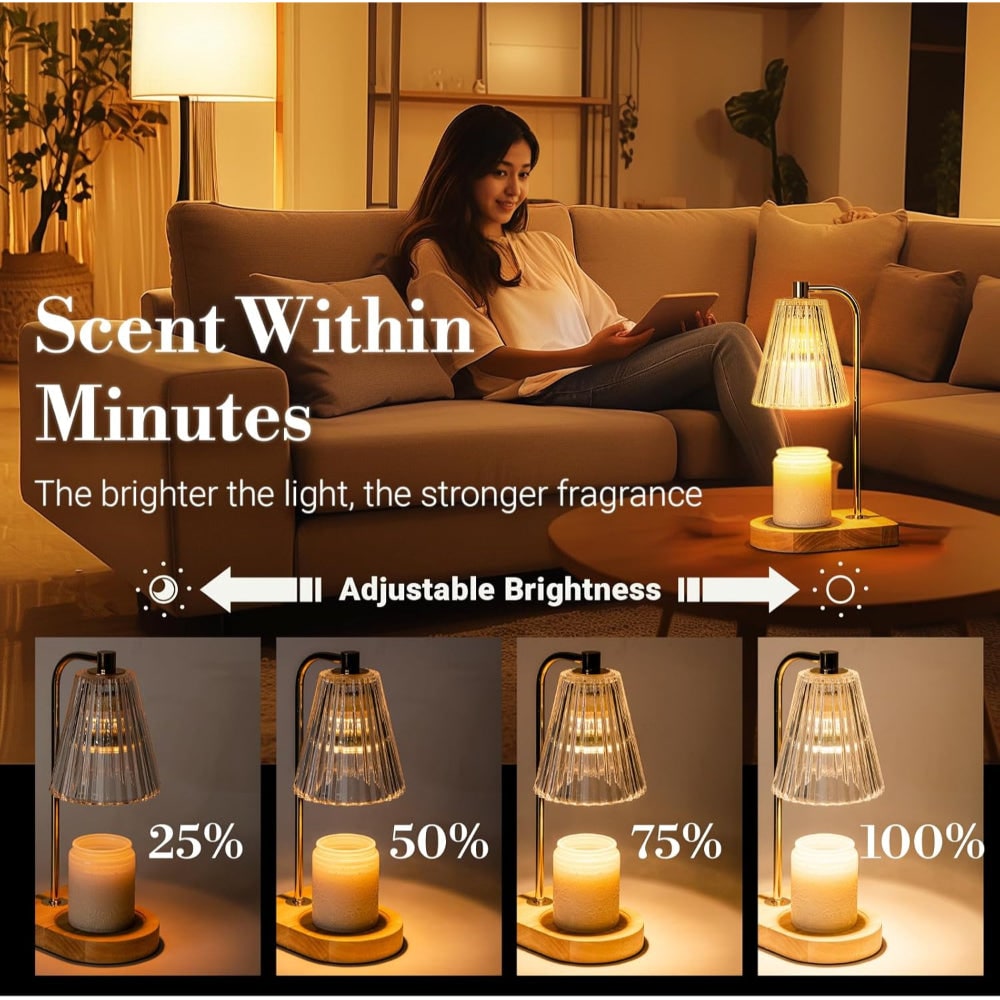 Electric Candle Warmer Candle Lamp Adjustable Dimmer - Image 14
