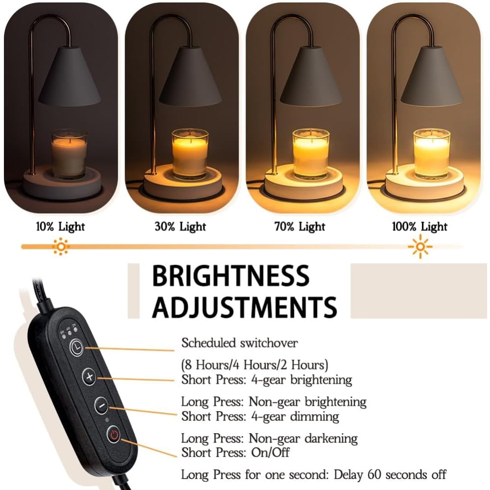 Electric Candle Warmer Candle Lamp Adjustable Dimmer - Image 19