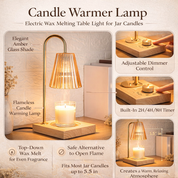 Electric Candle Warmer Candle Lamp Adjustable Dimmer - Image 2