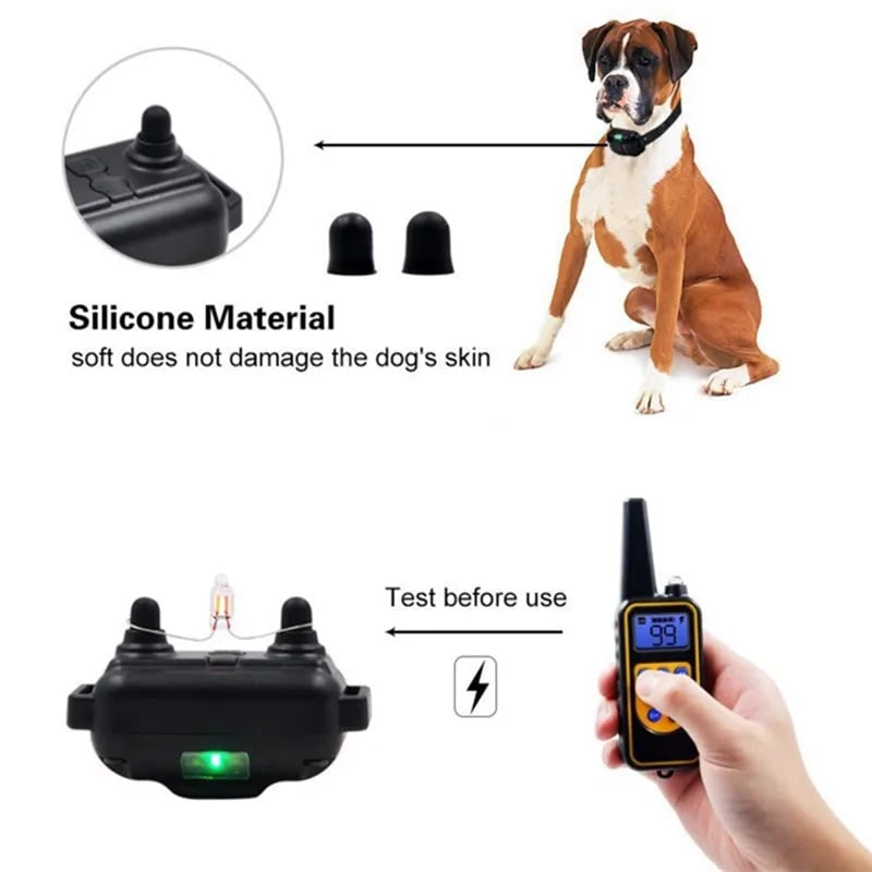 Electric Dog Training Collar Remote Control Safe & Effective Gear - Image 6