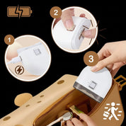 Electric Nail Clipper Stainless Steel Trimmer Portable - Image 5