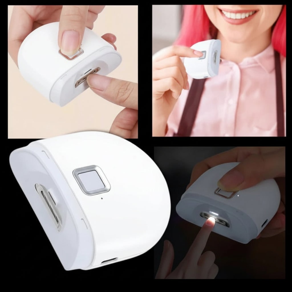 Electric Nail Clipper Stainless Steel Trimmer Portable - Image 9