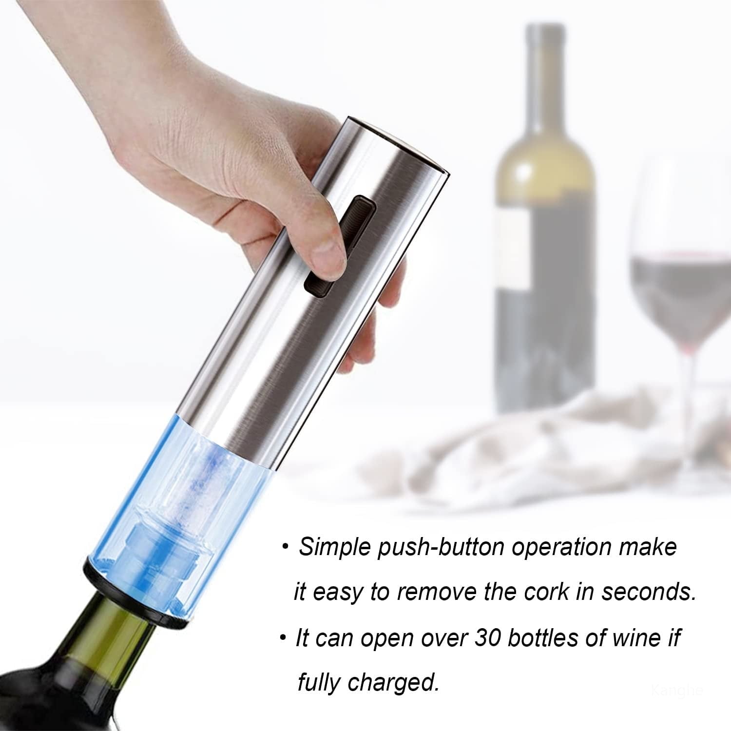 Electric Wine Opener Set Rechargeable Corkscrew - Image 2