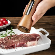 Elegant Wooden Salt and Pepper Mills Precise Kitchen Seasoning - Image 3