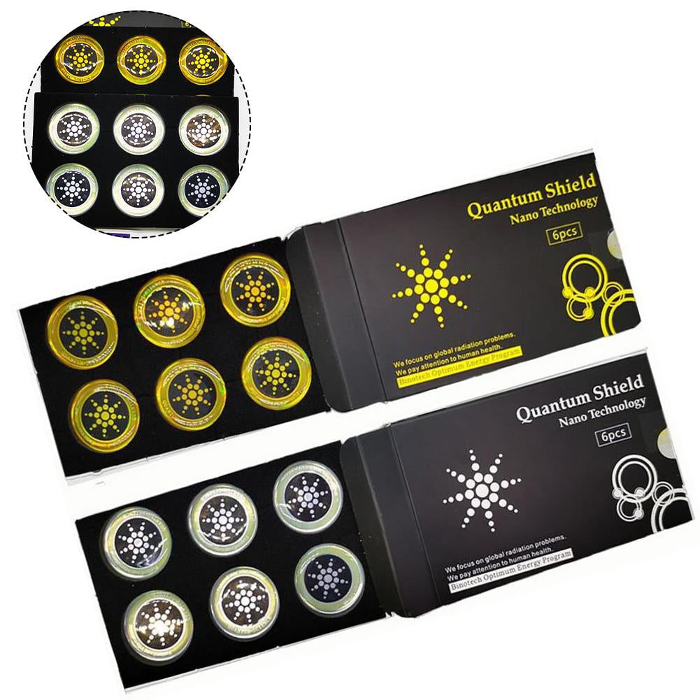Emf Protection Stickers Cell Phones Tablets Laptops 6-Pack - Image 2
