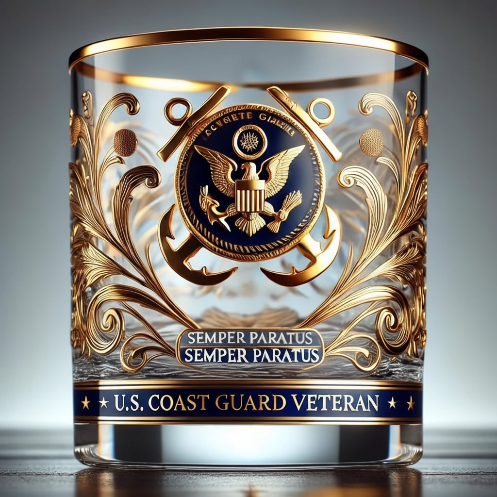 Engraved Memorial Glass Tribute Veterans Elegant Glass - Image 2