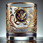 Engraved Memorial Glass Tribute Veterans Elegant Glass - Image 2