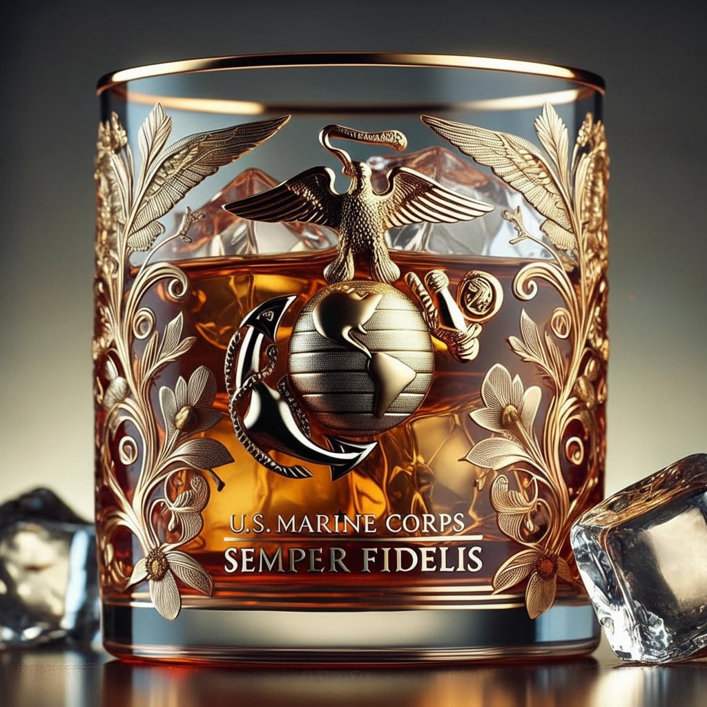 Engraved Memorial Glass Tribute Veterans Elegant Glass - Image 5