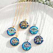 Evil Eye Necklace Pendant Unique Design Charm Amulet - Image 1