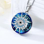 Evil Eye Necklace Pendant Unique Design Charm Amulet - Image 2