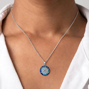 Evil Eye Necklace Pendant Unique Design Charm Amulet - Image 3