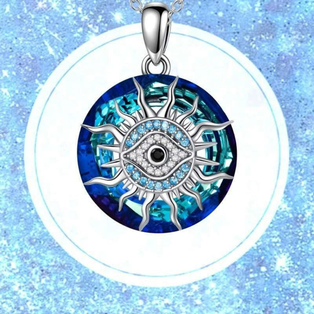 Evil Eye Necklace Pendant Unique Design Charm Amulet - Image 4