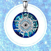 Evil Eye Necklace Pendant Unique Design Charm Amulet - Image 4