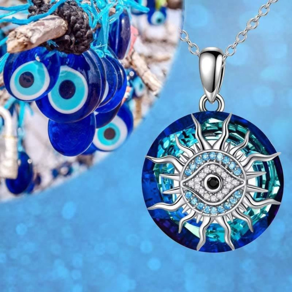 Evil Eye Necklace Pendant Unique Design Charm Amulet - Image 5