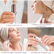 Facial Hair Remover Smooth Skin Portable Beauty Device - Image 12