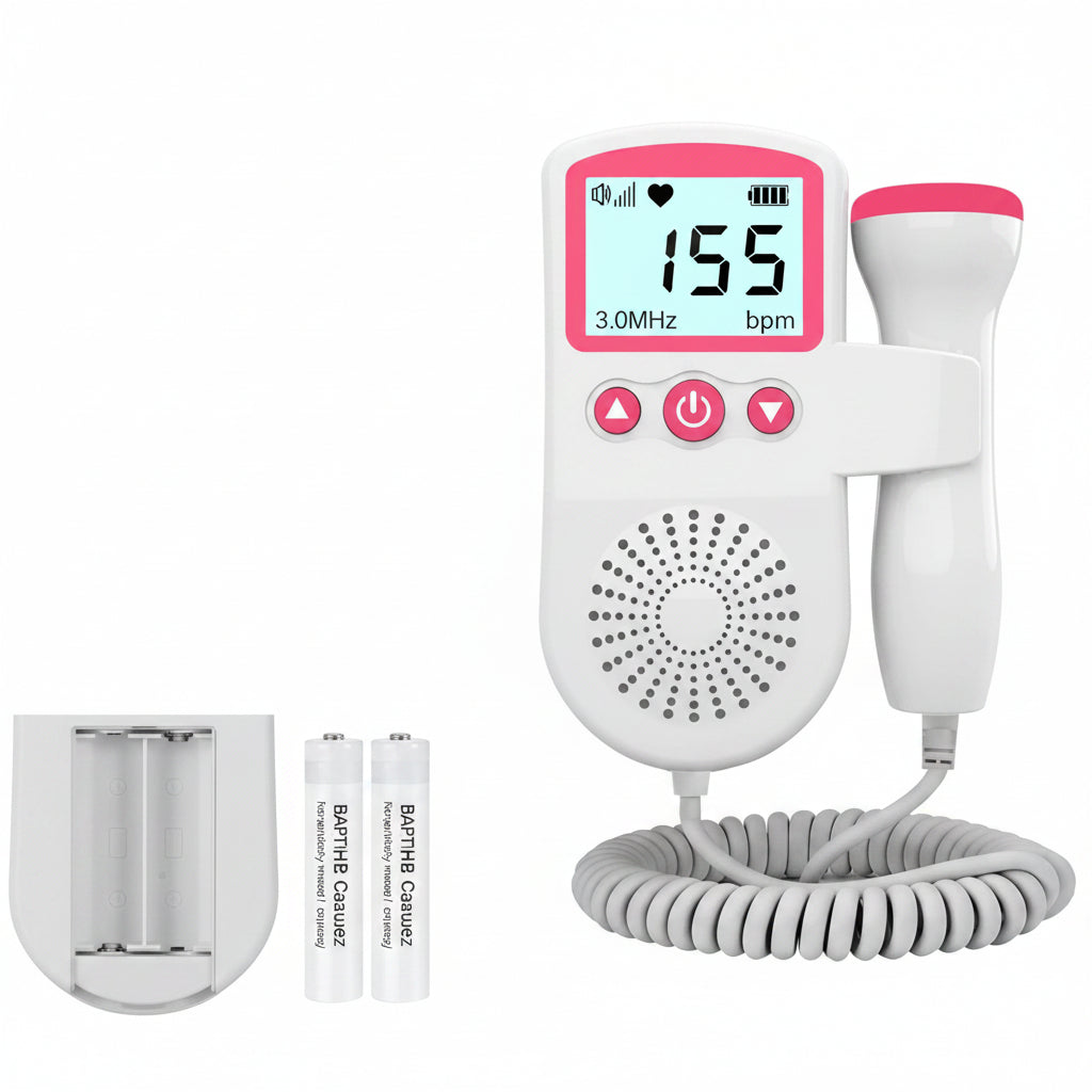 Fetal Doppler Heart Rate Monitor Home Pregnancy Monitoring Device - Image 7