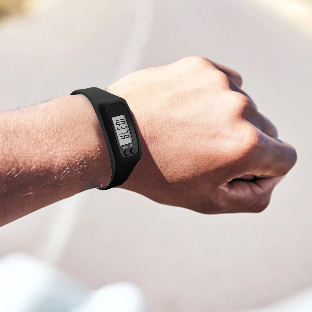 Fitness Activity Tracker Step Counter Watch Digital Sports Wristband - Image 2